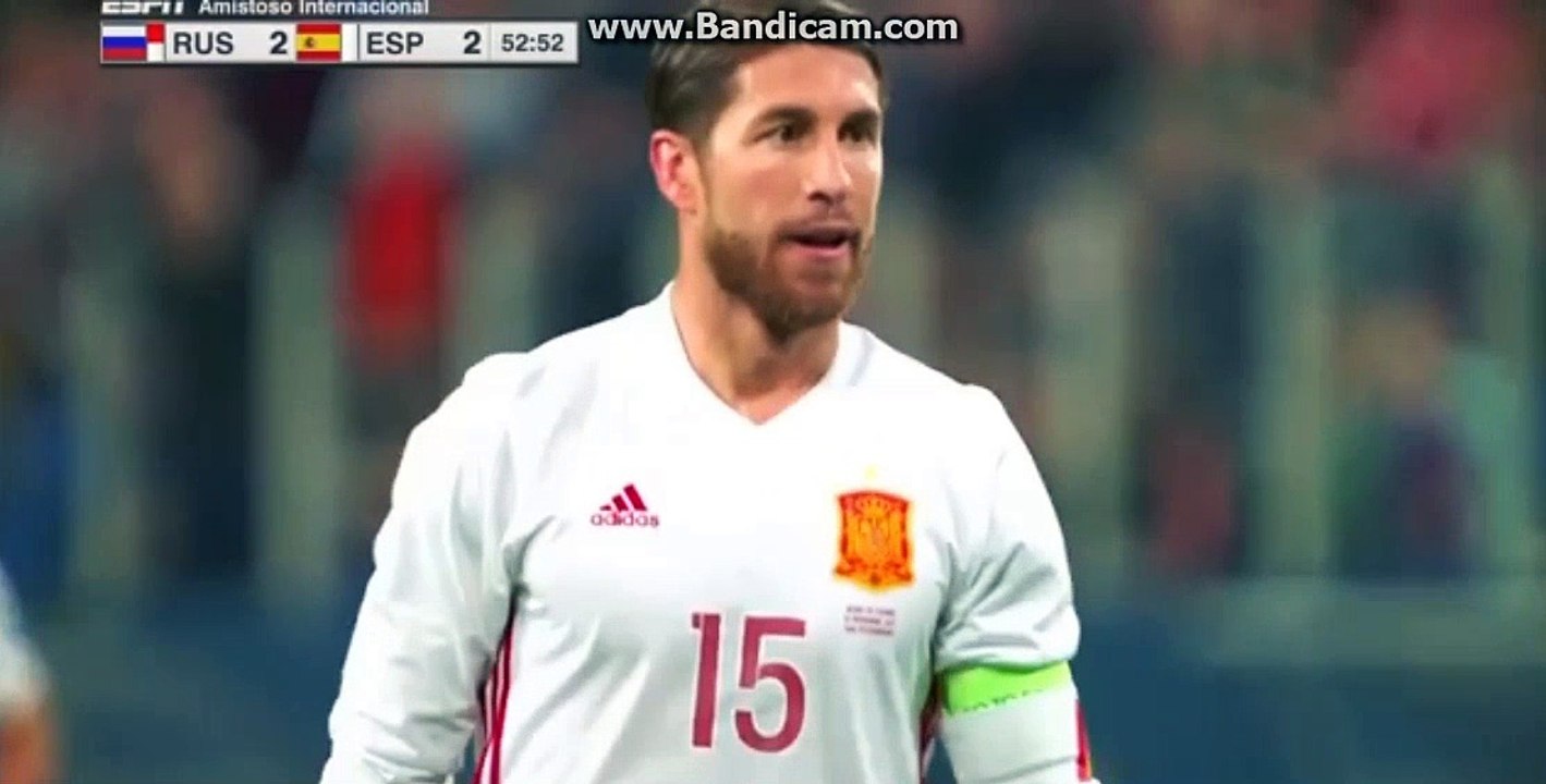 Penalty Sergio Ramos 2 - 3 RUSSIA VS SPAIN 14.11.2017 HD