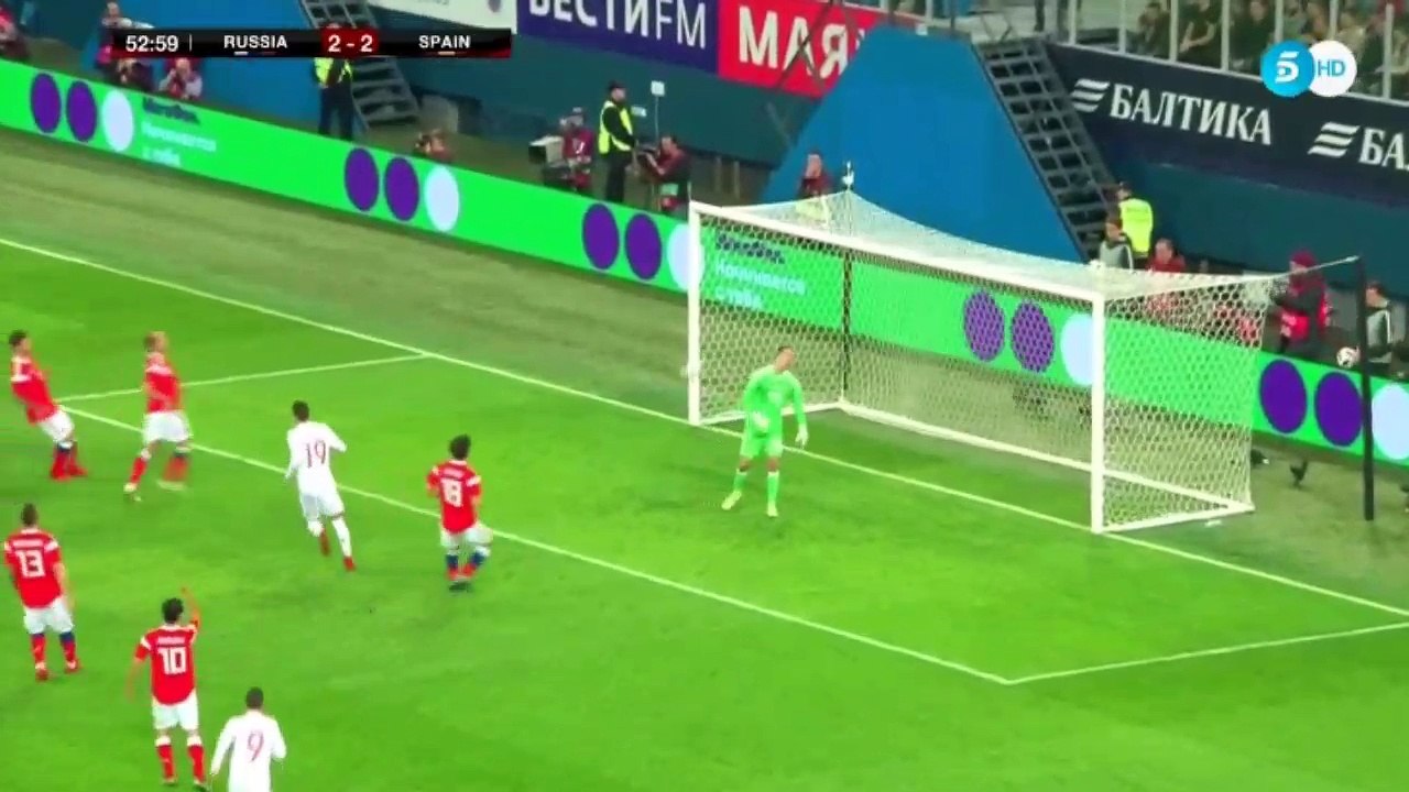 Sergio Ramos second penalty Goal HD - Russia 2 - 3 Spain 14.11.2017