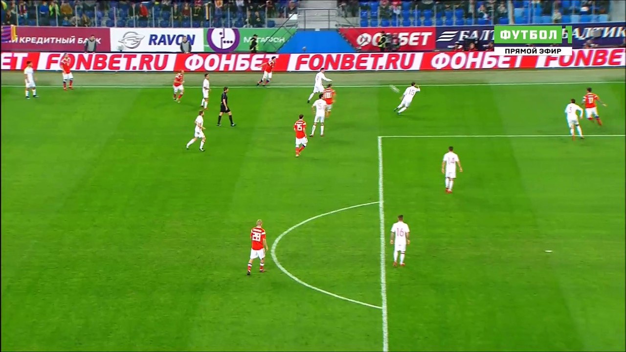 2-2 Aleksei Miranchuk Goal International  Friendly - 14.11.2017 Russia 2-2 Spain