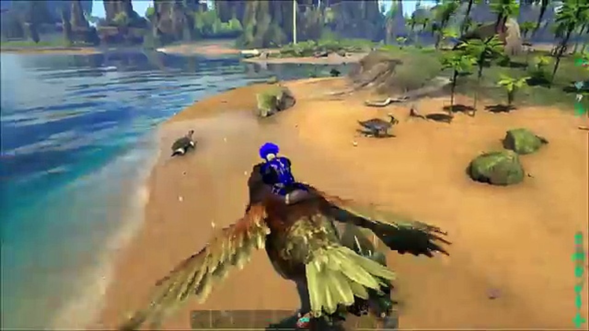 Ark Survival Evolved Taming A Pelagornis S4e43 The Center Map Gameplay Video Dailymotion