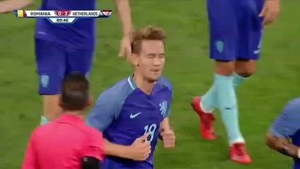 Luuk de Jong Goal HD - Romania	0-3	Netherlands 14.11.2017