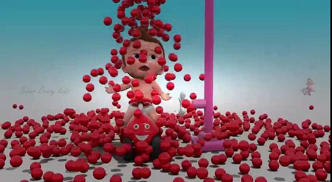 Learn Colors with 3D Donut for Toddlers Children Babies - Colours for Kids Videos - Super Crazy Kids