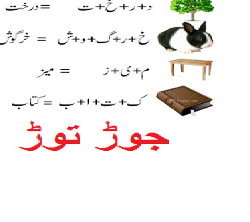 Aao Urdu seekhein, Learn Urdu for kids and beginners, L 3، Urdu  joor toor, اردو جوڑ توڑ
