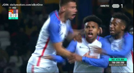 Weston McKennie Goal HD - Portugal 0 - 1 USA - 14.11.2017 (Full Replay)