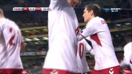 1-4 Goal WC Qualification Play-off - 14.11.2017 Ireland 1-4 Denmark
