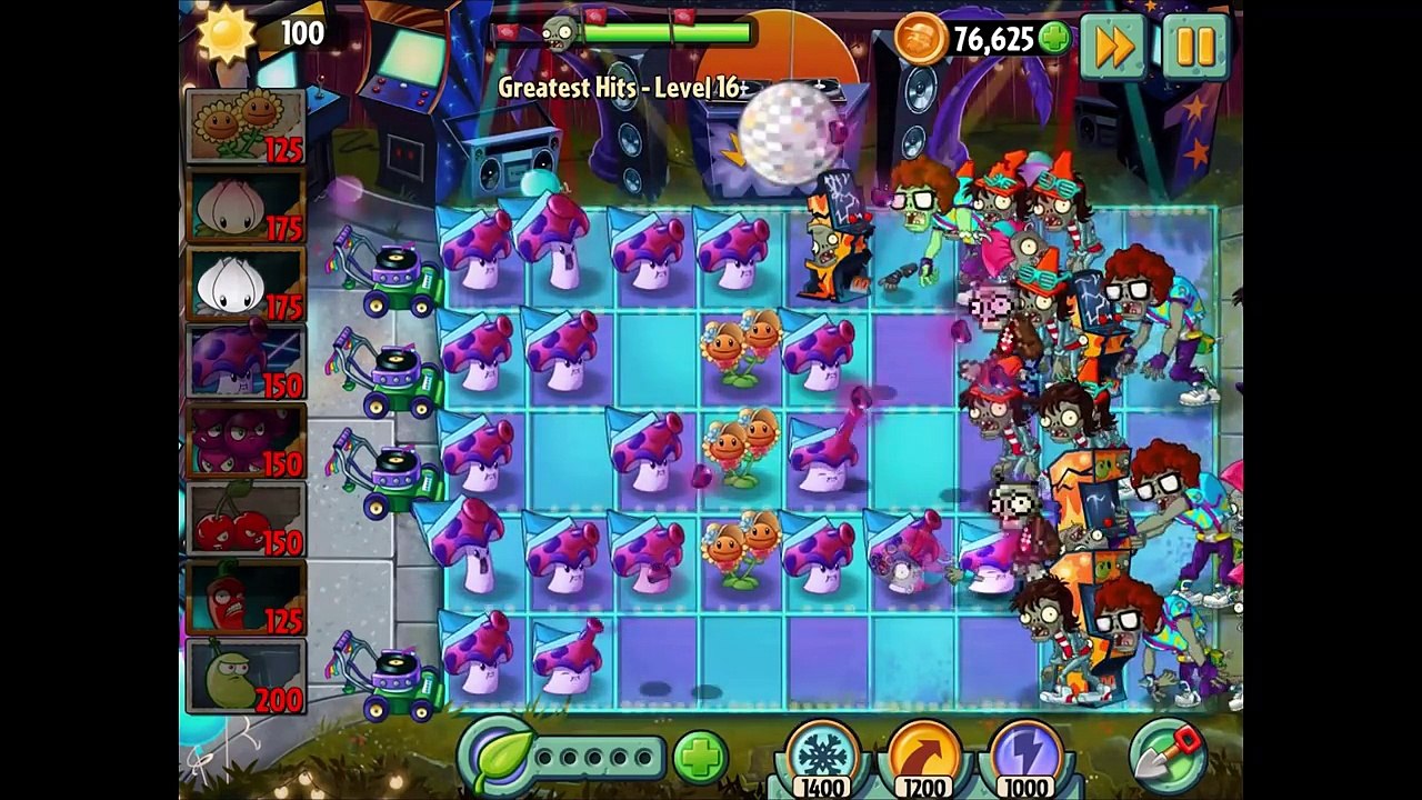 Plants vs. Zombies 2: Its About Time - Gameplay Walkthrough Part 417 - Greatest Hits! (iOS)