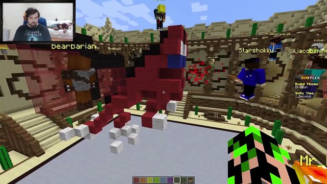 Minecraft Yapı Kapışmaları Bölüm 15 - Han Kanal Ekibi Tarafından Trollenmek