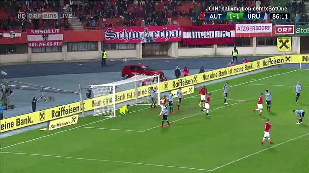 Louis Schaub Goal HD - Austria 2 - 1 Uruguay - 14.11.2017 (Full Replay)