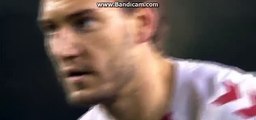 Goal 1-5 Nicklas Bendtner - Ireland vs Denmark