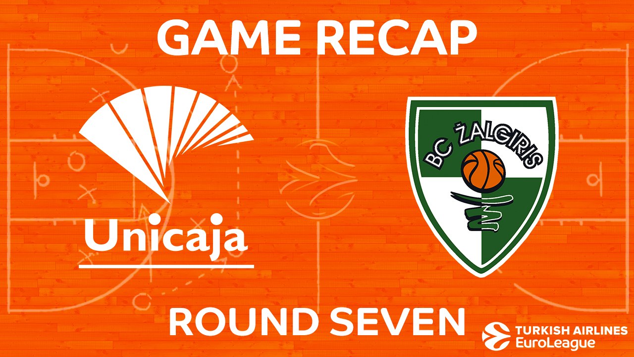 Highlights: Unicaja Malaga - Zalgiris Kaunas
