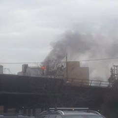 Smoke Billows from Chicago Chocolate Factory Fire