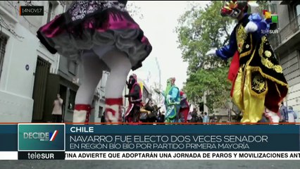 Chile: candidato Alejandro Navarro, "con la izquierda y la ciudadanía"