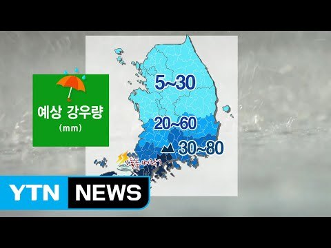 [날씨] 전국 장맛비...남해안·제주 국지성 호우 / YTN (Yes! Top News)