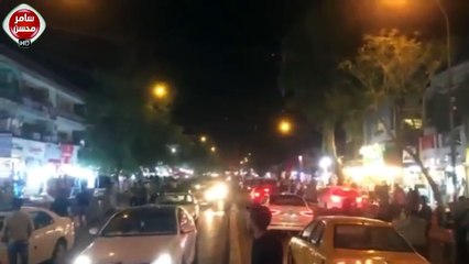 لحظة حدوث زلزال في العراق