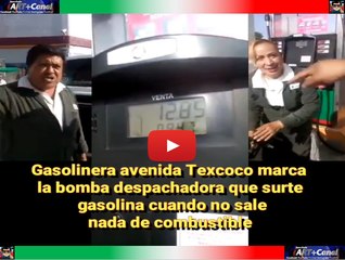 En Gasolinera Avenida Texcoco despachan aire en lugar de gasolina