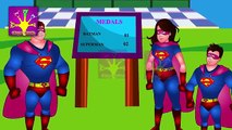 Superheros Finger Family Collection ( Superman Vs Captain America) Finger Family Rhymes for kids