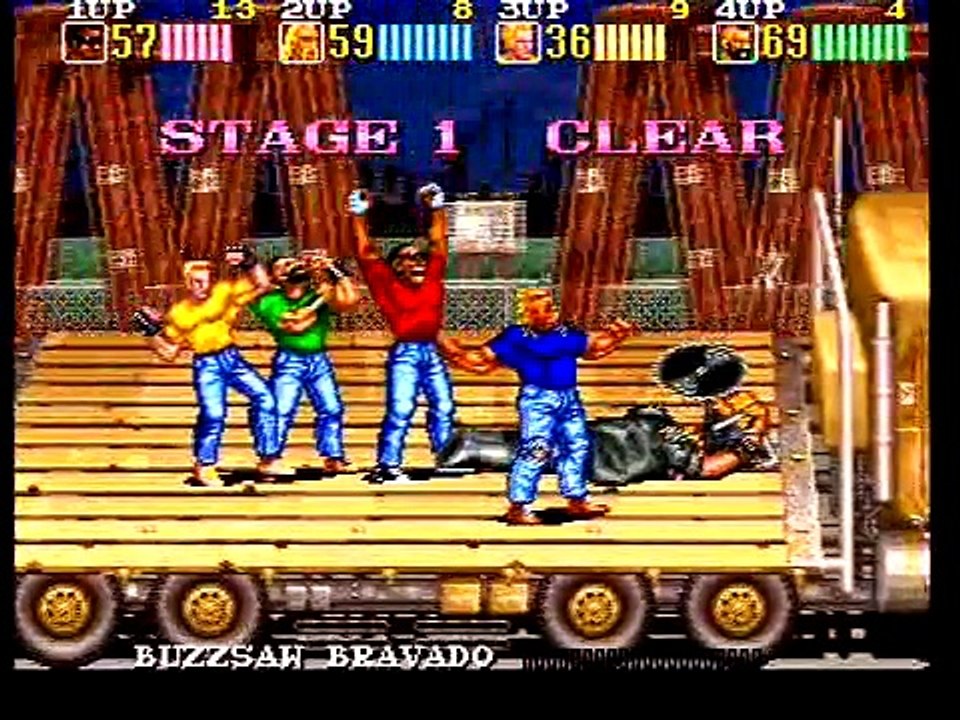 Vendetta (Crime Fighters 2) playthrough Konami 4-players arcade game -Not MAME-