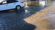 Water Main Break in Los Angeles Causes Flooding