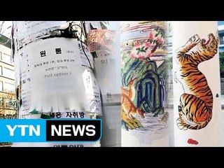 '전단지의 성지'로 불리던 전봇대의 놀라운 변신 / YTN (Yes! Top News)