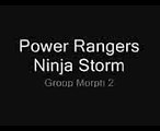 Power Rangers Ninja Storm - Wind, Thunder, and Samurai Rangers Morph