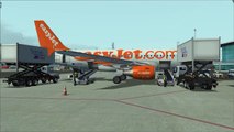 Aerosoft A319 Easyjet | Gibraltar (LXGB) - LiverPEWL (EGGP) | Full Flight | VATSIM | HD 1080P | FSX