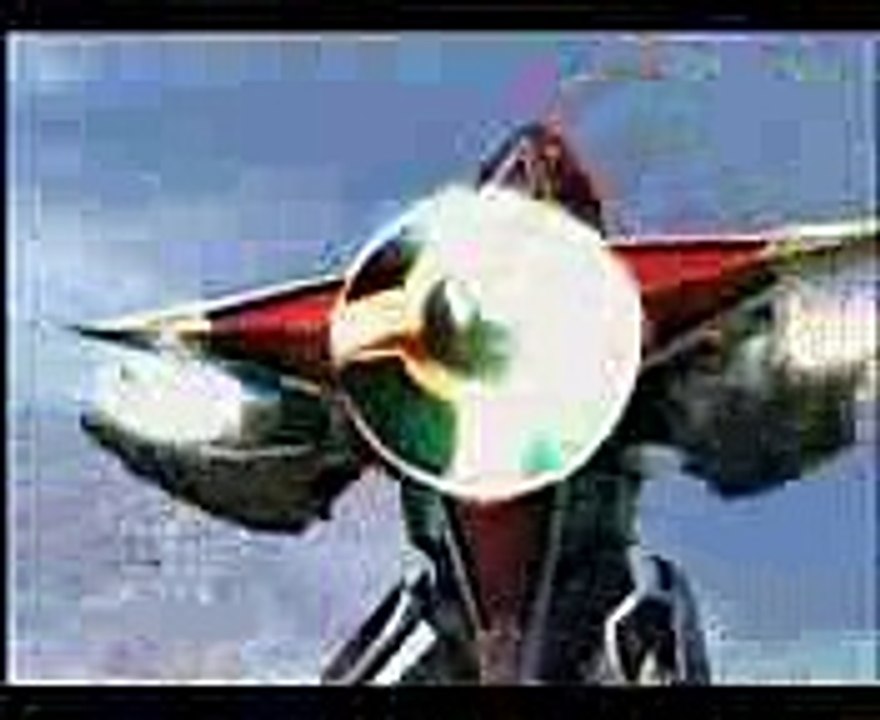 Power Rangers Ninja Storm - Hurricane Megazord Transformation (1)