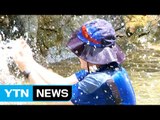 '숨이 턱턱'...물놀이장·계곡 피서객 인파 / YTN (Yes! Top News)
