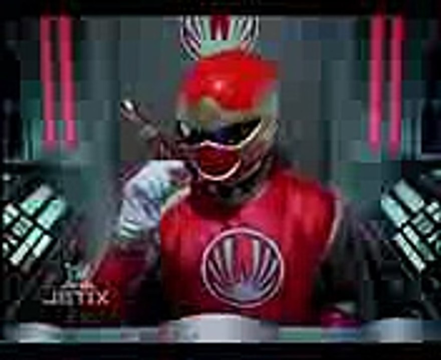 Power Rangers Ninja Storm - Hurricane Megazord Transformation