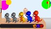 Learn Colors with Colorful Dinosaurs Soccer Balls WOODEN HAMMER Cartoon for Kids Toddlers Babies