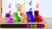 Learn Colors with Colorful Pop Cake Pencil Wrong Heads Colors Learn - Finger Family Song for Babies