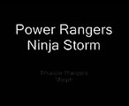 Power Rangers Ninja Storm - Thunder Rangers Morph