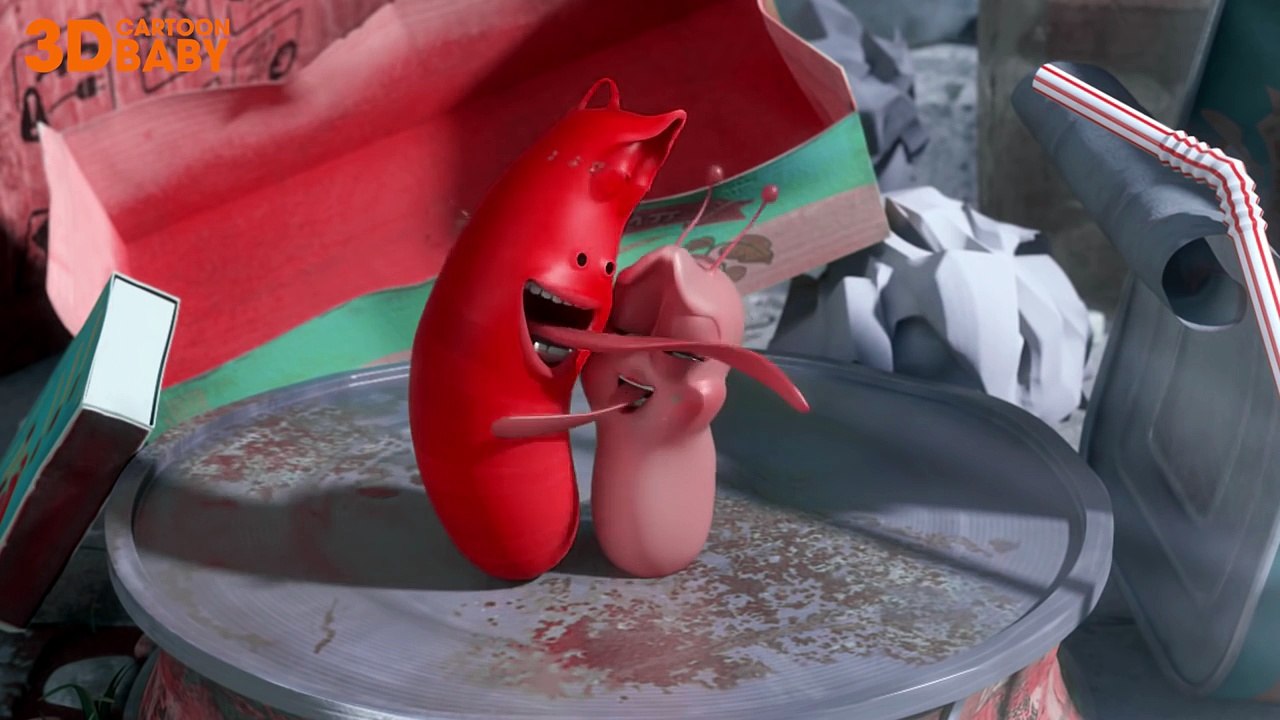 Learn Colors With Larva for Kids Toddlers Learning Videos For Kids - 3D CARTOON BABY - Part 21