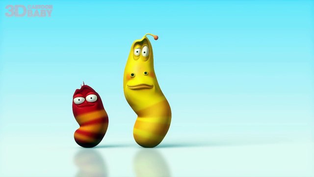 Learn Colors With Larva TUBA for Kids Toddlers Learning Videos For Kids - 3D CARTOON BABY - Part 1