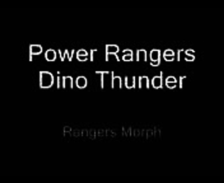 Power Rangers Dino Thunder - Power Rangers Morph 2
