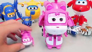 Plane Super Wings Airplane Transformers Play Doh Toy Surprise Learn Colors Slime