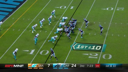 Cameron Artis-Payne uses nifty hesitation move on 12-yard TD