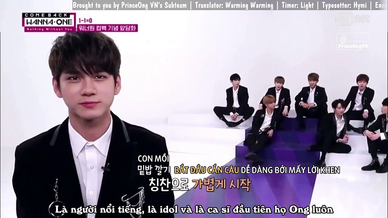 [Vietsub][PrinceOngVN] NHỮNG GIÂY PHÚT THẬT THÀ CỦA WANNA ONE
