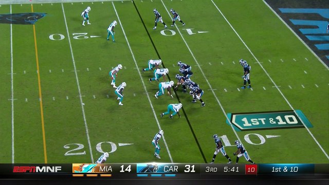 Can't-Miss Play: Carolina Panthers Cam Newton takes off for his longest rush since 2012