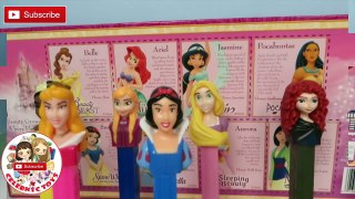 PEZ DISPENSERS Disney Princess Figures with Disney Frozen Elsa Anna Rapunzel Tiana Figures Toys and