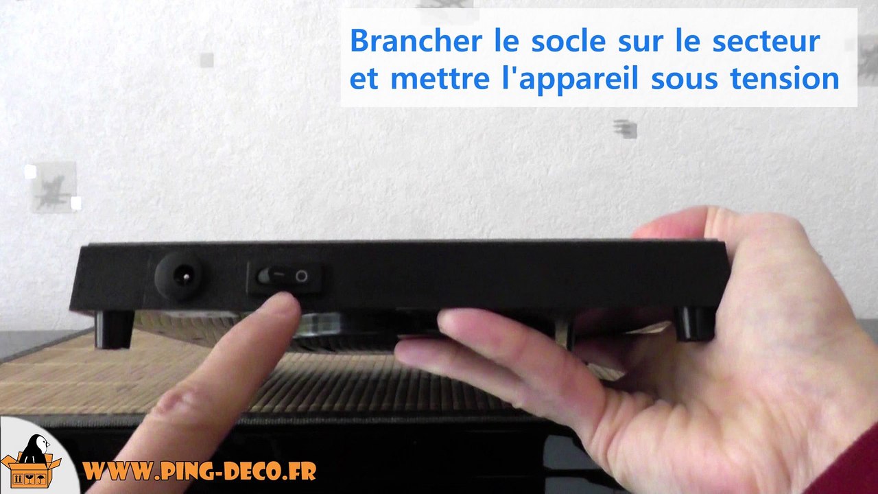 Tutoriel comment installer une base en lévitation (WWW.PING-DECO.FR)