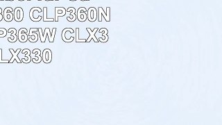 CLT406S 5er Pack Toner kompatibel für Samsung CLP360 CLP360N CLP365 CLP365W CLX3300