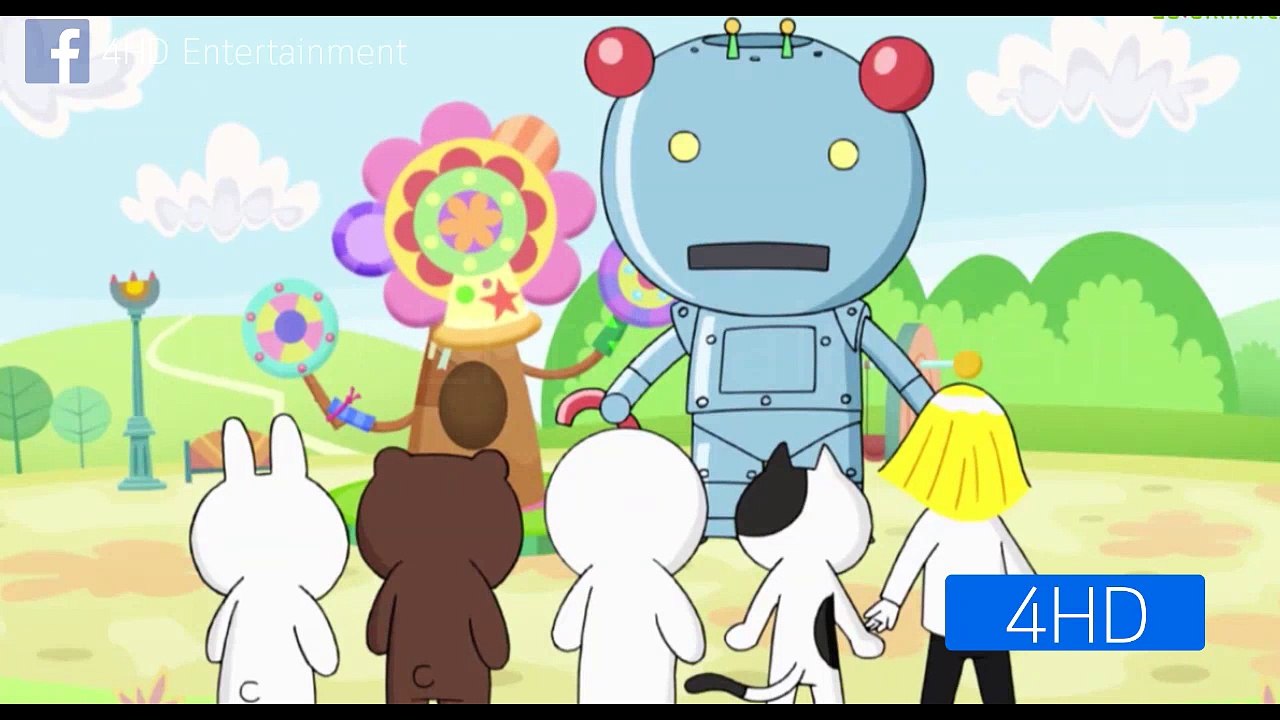 การ์ตูนไลน์ทาวน์ เพื่อนรัก Line Town ตอน คุณหุ่นยนต์ | 4HD