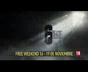Tom Clancy's Rainbow Six Siege  Free weekend del 16 al 19 de noviembre