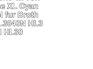 PlatinumSerie 1x TonerKartusche XL Cyan kompatibel für Brother TN230 HL3040N HL3040CN