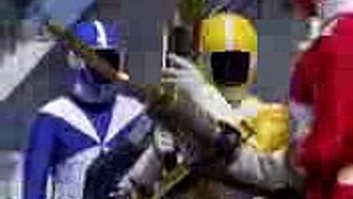 Power Rangers Lightspeed Rescue - Power Rangers vs Titanium Ranger  V-Lancers Debut