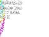 Amstech kompatibel fuer CF283X CF283A 83A Tonerkartusche kompatibel fuer HP LaserJet Pro
