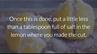 Cut a Lemon in 4 Pieces, Salt It and Put in the Kitchen... Here's Why! (1)
