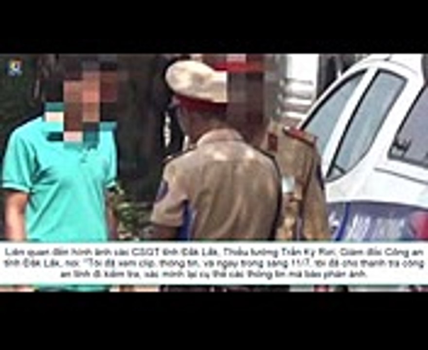 CSGT trên QL14 kiểm tra xe trong 10 giây Thanh tra công an vào cuộc (1)