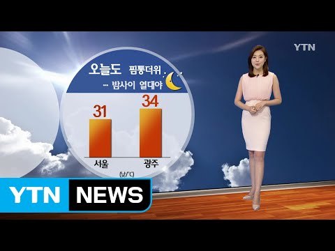 [날씨] 오늘도 찜통더위...곳곳 소나기 벼락·돌풍 / YTN (Yes! Top News)