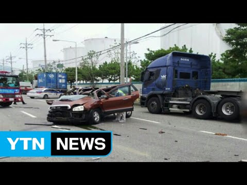 [YTN 실시간 뉴스] 부산서 또 대형 교통사고...일가족 4명 숨져 / YTN (Y...